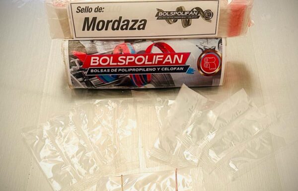 Bolsa con sello de mordaza